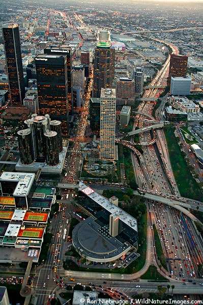 Photo:  Aerial view of Downtown Los Angeles